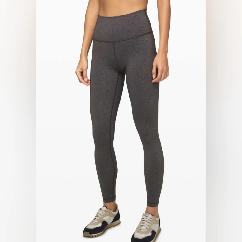 Lululemon Wunder Under Women's High Rise Leggings Tight Heather Gray Size 6